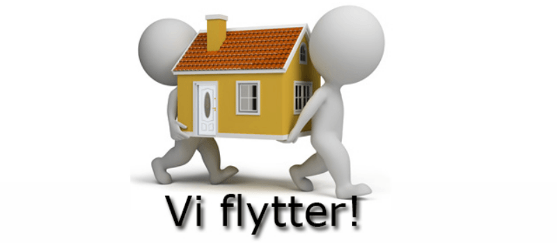 Vi flytter